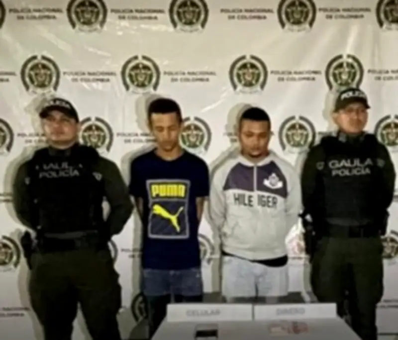 Capturan a dos presuntos integrantes de 'Los Pachencas' por extorsión en Santa Marta