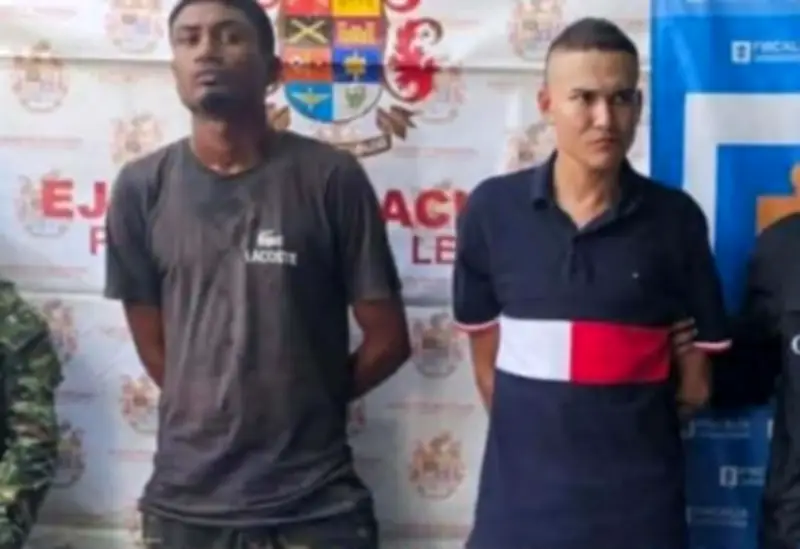 Capturan a dos presuntos integrantes del Clan del Golfo en zona rural de Plato, Magdalena