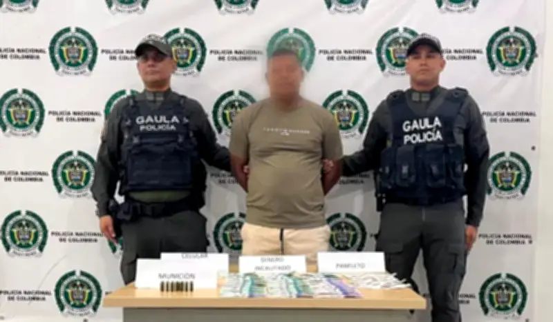 Capturan a 'El Morocho', presunto integrante de 'Los Pachencas' por extorsión en La Guajira