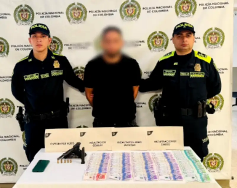 Capturan a hombre que agredió a adulta mayor para robarle 6 millones en Envigado