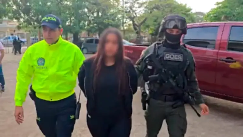 Capturan a 'Johana', cabecilla logística del Clan del Golfo en el Valle del Cauca