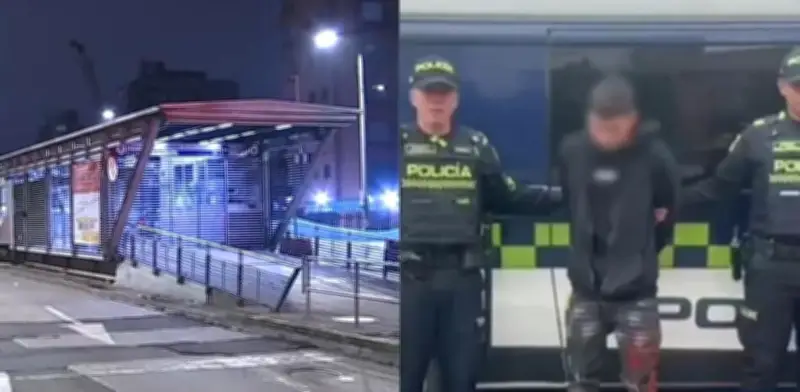 Capturan a joven con más de 50 dosis de marihuana en estación de TransMilenio de Bogotá