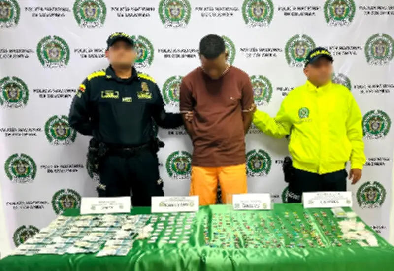 Capturan a 'Julito', presunto microtraficante en Cartagena con 3.000 dosis mensuales