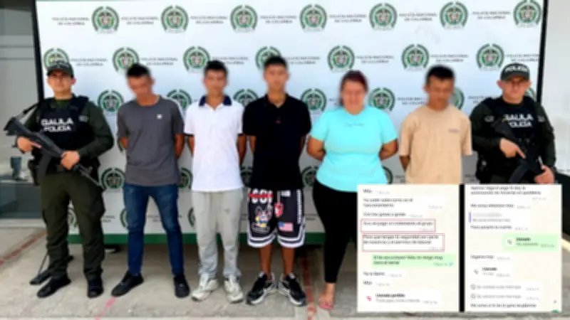 Capturan a 'Los Puntilleros': extorsionaban hasta a prestamistas gota a gota en cuatro departamentos