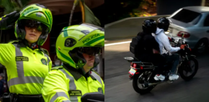 Capturan a motociclista por agredir a mujer policía en Terminal de Transporte de Bogotá