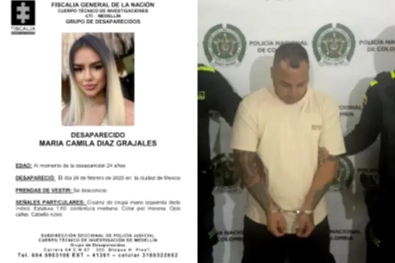 Capturan a presunto cabecilla de red de trata vinculado a desaparición de joven colombiana en México