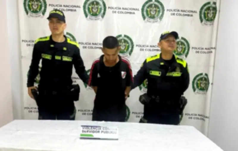 Capturan a venezolano que agredió violentamente a policía en Bucaramanga