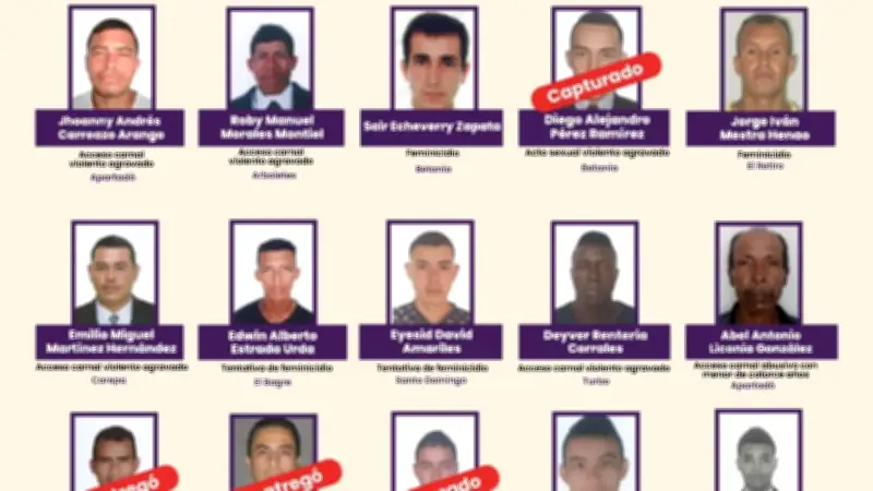 Capturan en Antioquia a uno de los más buscados por delitos sexuales contra niñas y mujeres