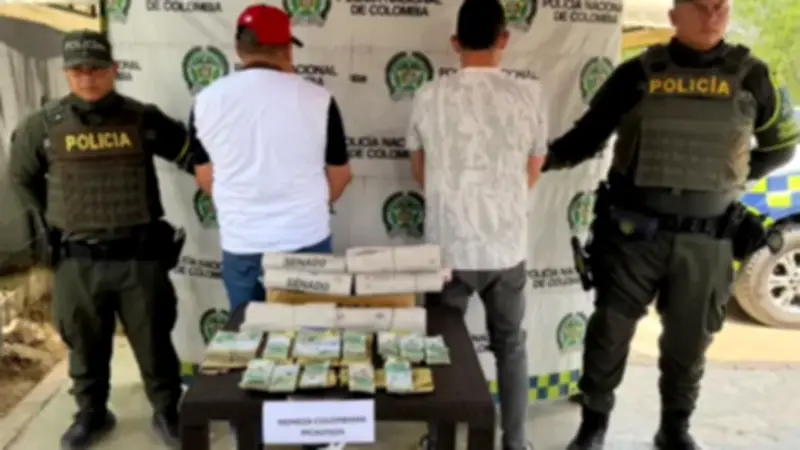 Capturan escolta de la UNP con 145 millones y material político en La Guajira