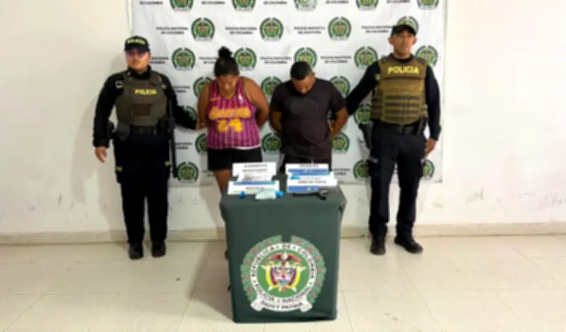 Capturan pareja que usaba vivienda como centro de drogas y refugio del Clan del Golfo en Bolívar