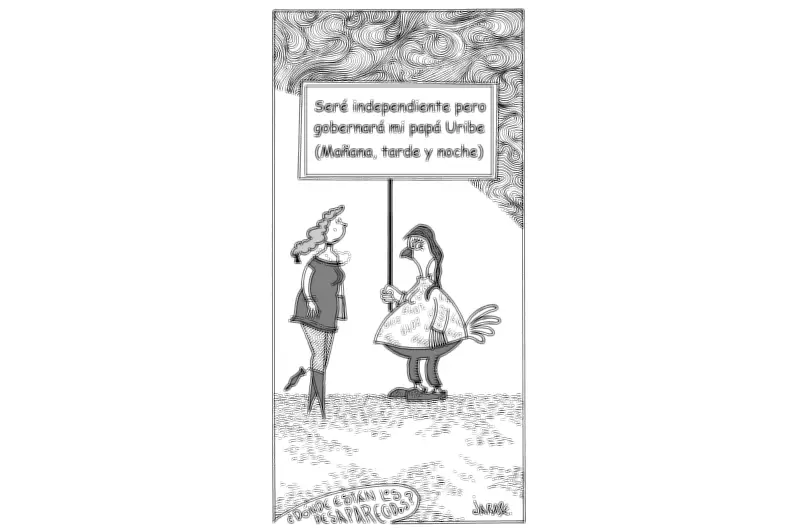 Caricaturista Jarape critica a Cándida en su más reciente viñeta política