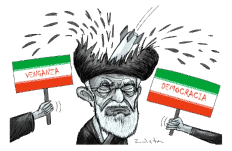 Caricaturistas colombianos condenan la represión en Irán tras la muerte de Mahsa Amini