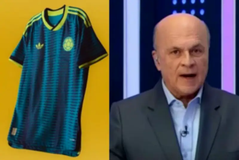 Carlos Antonio Vélez critica la nueva camiseta de la Selección Colombia: 'Me molesta'