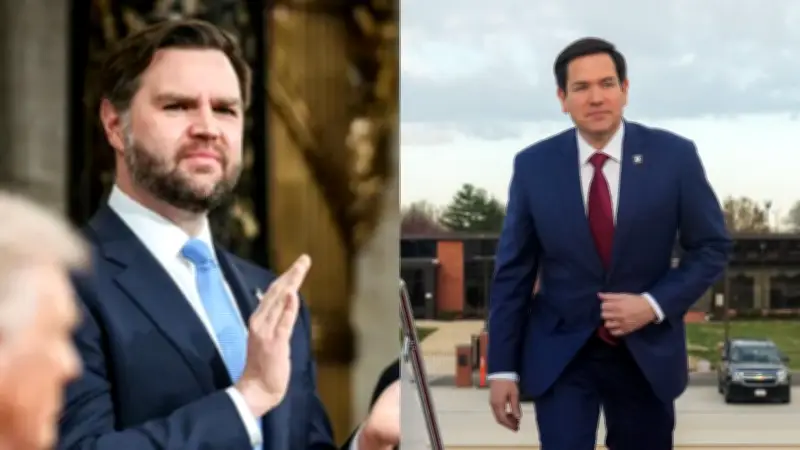 Carrera republicana 2028: JD Vance y Marco Rubio lideran encuestas para suceder a Trump