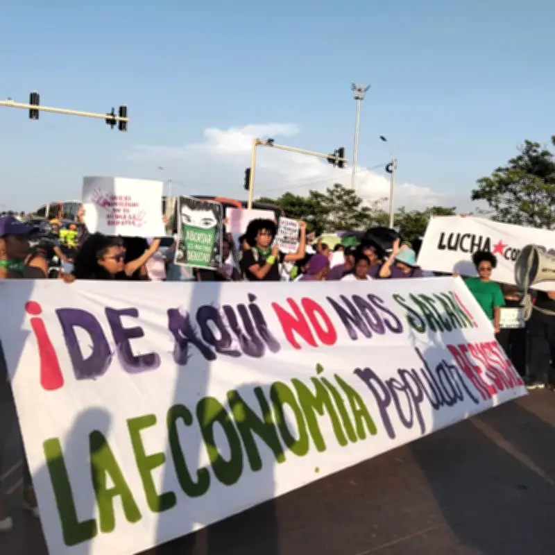 Cartagena alza la voz: Marcha por los derechos de las mujeres trabajadoras se realiza este viernes