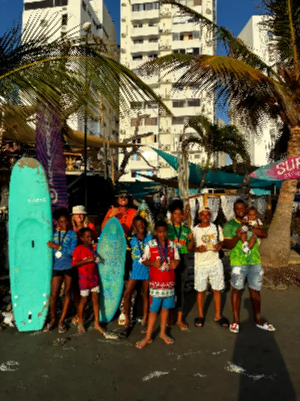 Cartagena brilló como sede del Campeonato Nacional de Surf con destacada actuación de Bolívar