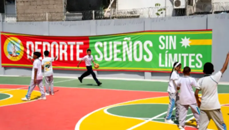 Cartagena celebra la renovación de la Institución Educativa Santa María con nueva cancha múltiple