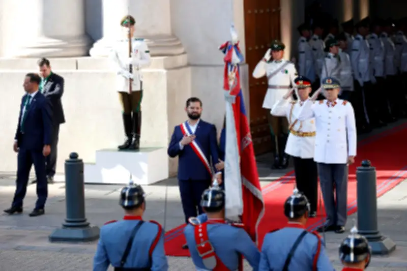 Chile celebra cambio de mando presidencial entre Boric y Kast en Valparaíso