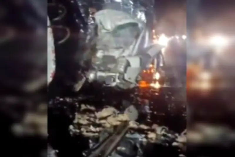 Choque múltiple en Troncal del Magdalena Medio deja dos heridos graves en Santander