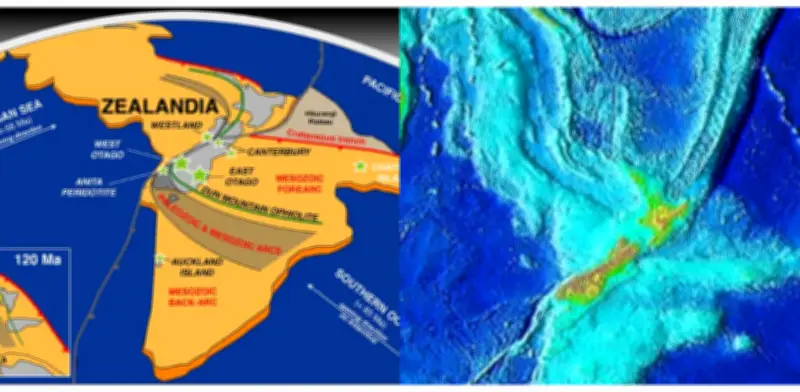 Científicos identifican la ubicación precisa del octavo continente sumergido de la Tierra