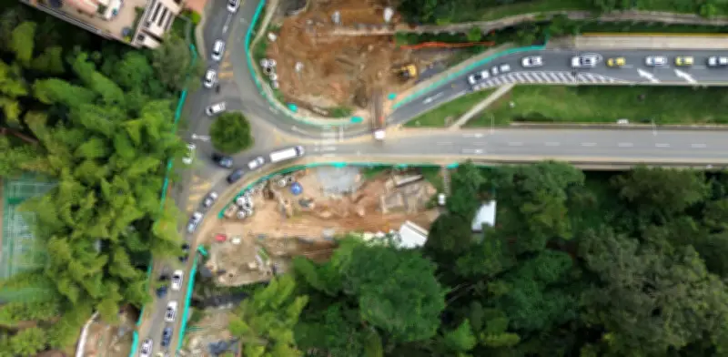 Cierre total en Carrera 35 de El Poblado: Obras clave para intercambio vial en Medellín