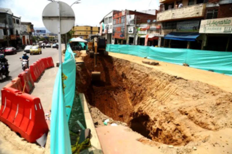 Cierre vial en Bucaramanga: Avenida Quebradaseca permanecerá cerrada por hundimiento