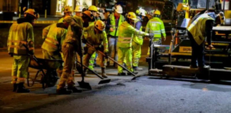 Cierres nocturnos en vía a La Calera por reparación de huecos durante Semana Santa