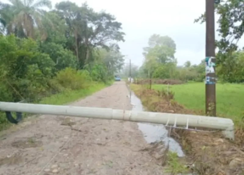 Cinco días sin luz: más de 30 familias de vereda Yacaranda en Barrancabermeja sufren pérdidas