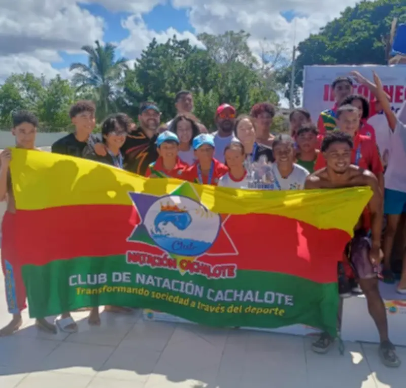 Club de Natación Cachalote obtiene tercer puesto en Torneo Súper Titanes de Bolívar