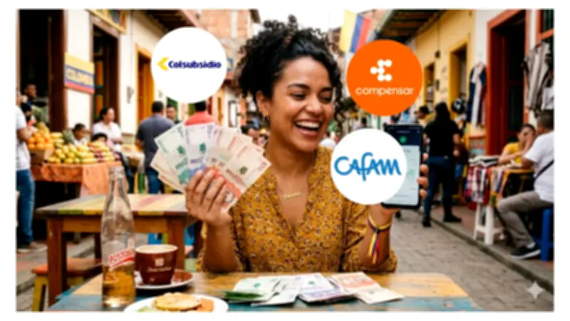 Cómo acceder al subsidio de Compensar, Cafam y Colsubsidio sin tarjeta física en 2026