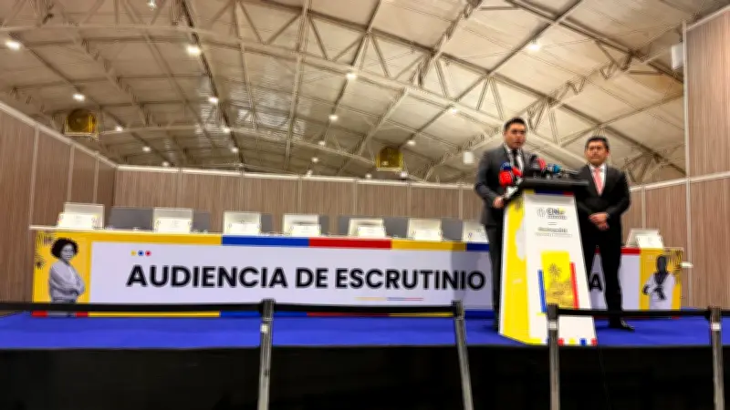 CNE abre puertas de Corferias para mostrar transparencia en escrutinio electoral