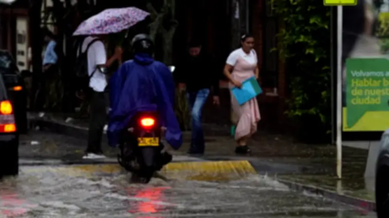 Colapso de alcantarillado y crecientes súbitas: emergencias por lluvias en Santander durante Semana Santa