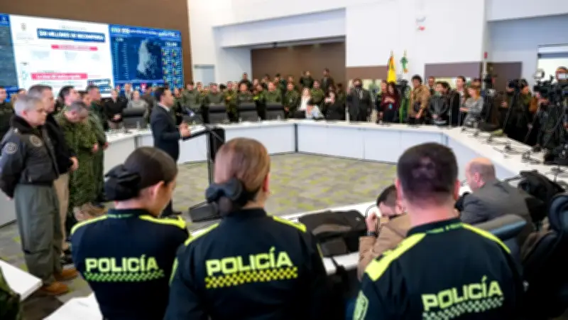 Colombia activa Operación Espejo en frontera con Ecuador contra crimen transnacional