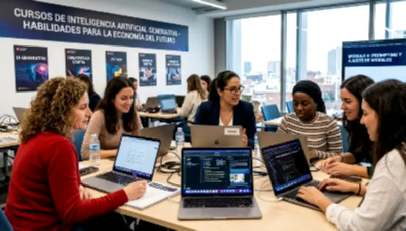 Colombia avanza hacia paridad de género en formación de inteligencia artificial generativa