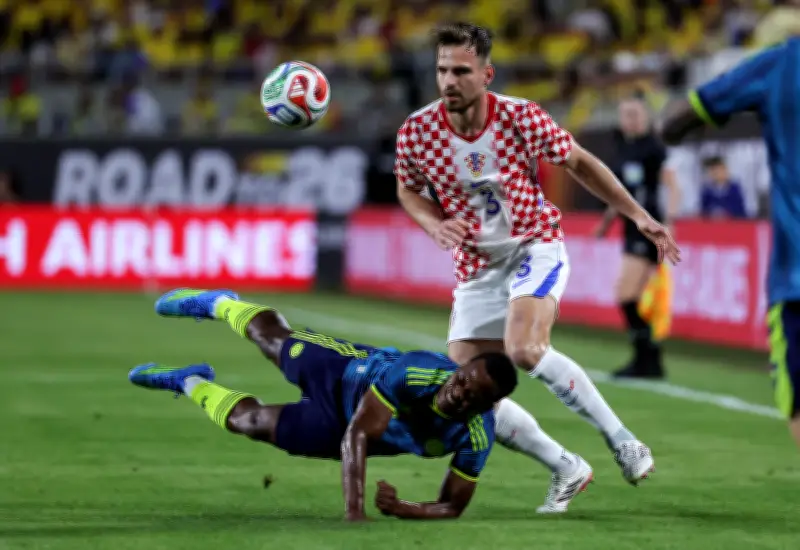 Colombia cae ante Croacia en amistoso internacional en Orlando