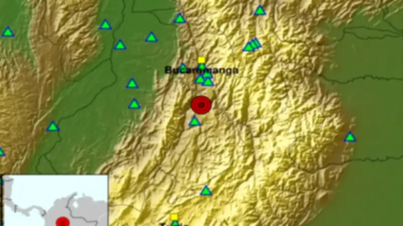 Colombia registra cinco temblores en un día, el más fuerte de magnitud 3.9 en la frontera con Ecuador