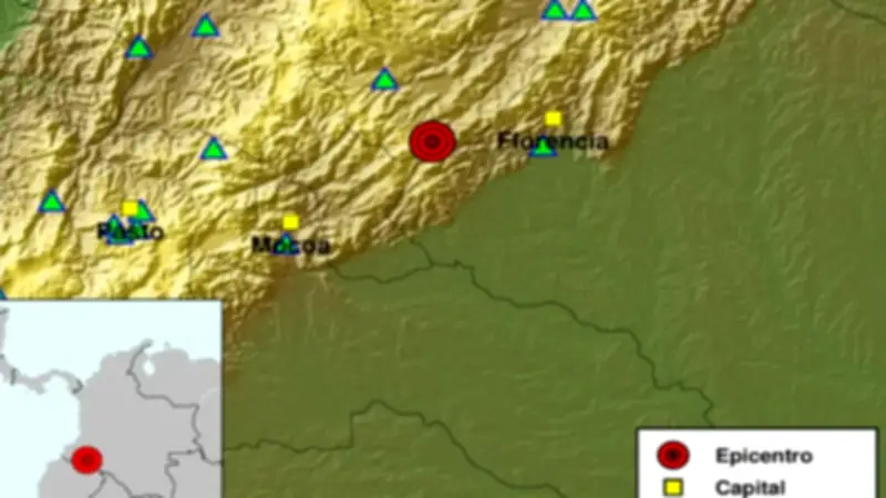 Colombia registra múltiples sismos el 19 de marzo de 2026 en Antioquia, Huila y Santander