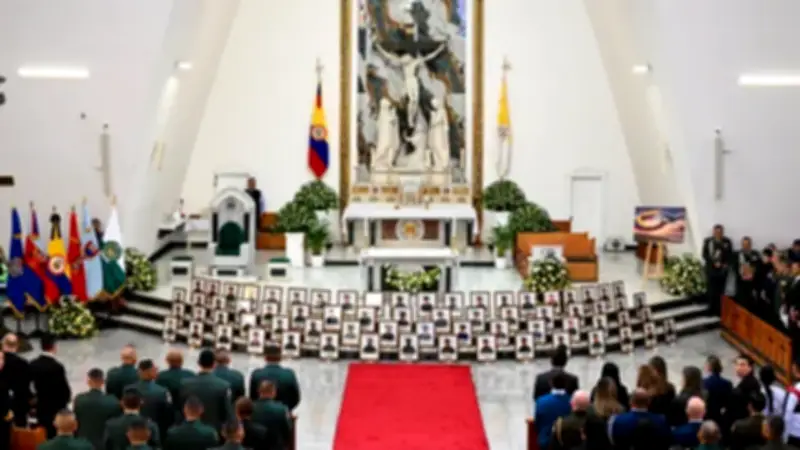 Colombia rinde homenaje a víctimas del accidente aéreo en Putumayo en ceremonia íntima