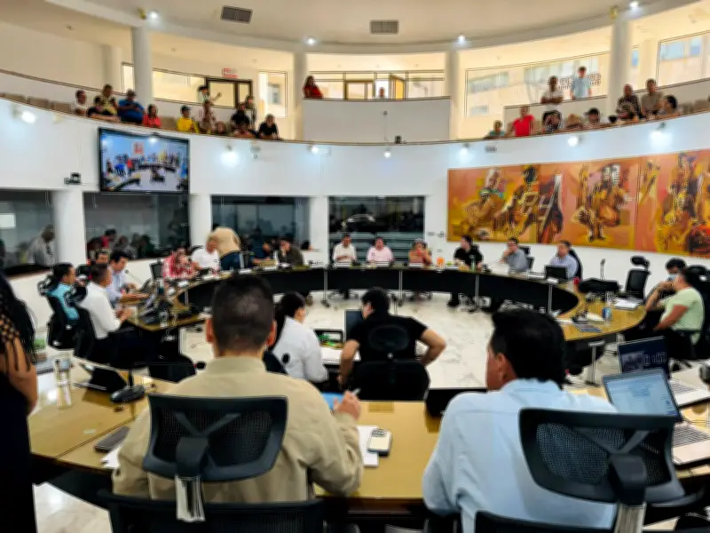 Concejo de Bucaramanga define millonario endeudamiento para obras viales en tenso debate político