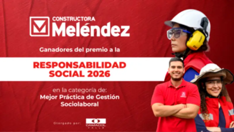 Constructora Meléndez gana Premio de Responsabilidad Social 2026 por modelo de bienestar laboral