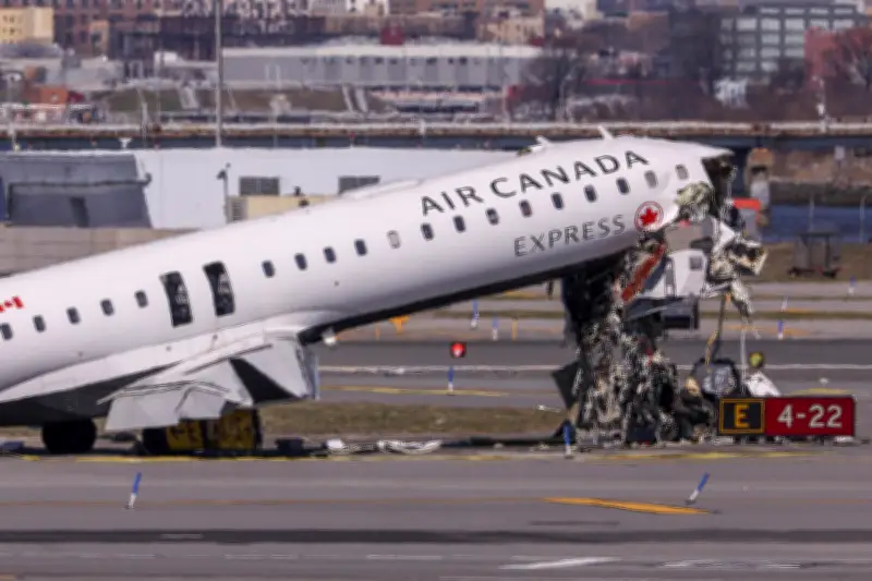 Controlador aéreo admite error tras mortal accidente de Air Canada en LaGuardia