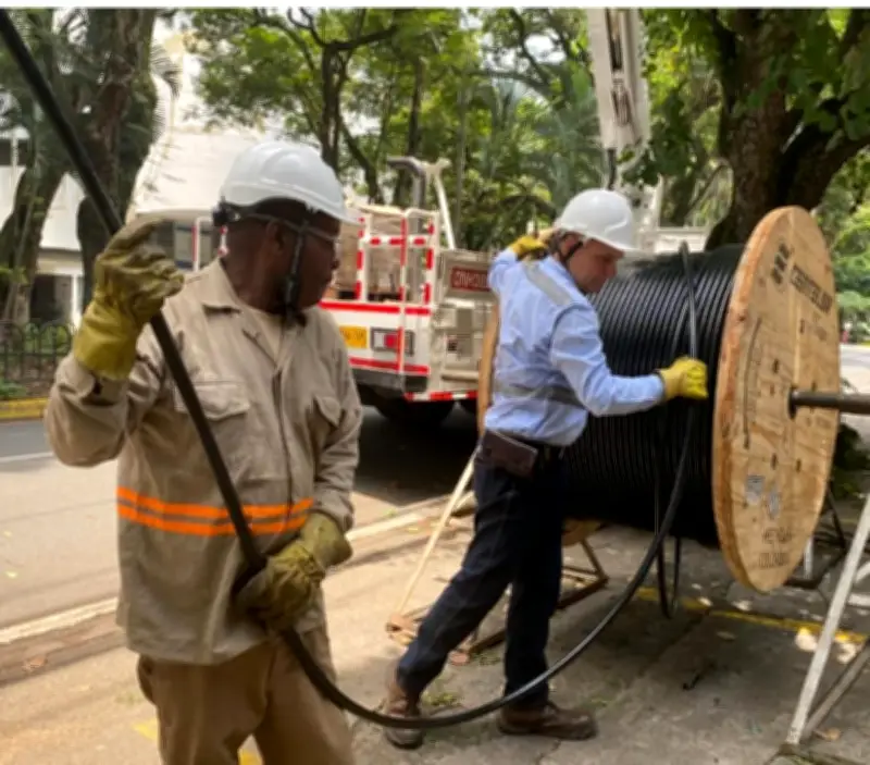 Corte de energía en barrios del norte de Cali por instalación de cable ecológico este miércoles