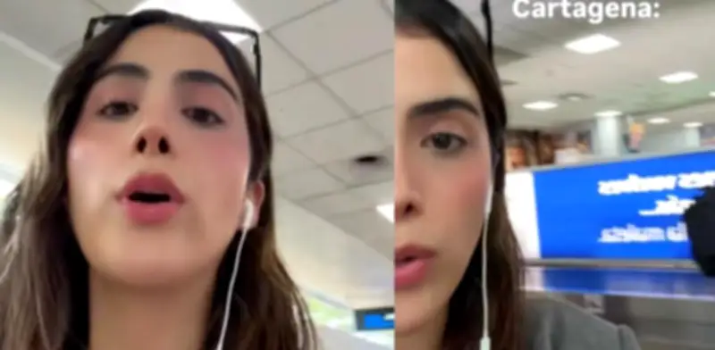 Creadora de contenido bogotana revela truco para evitar estafas en taxis de Cartagena