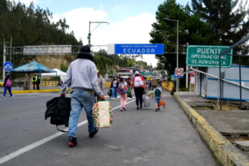 Crisis comercial en la frontera: el puente de Rumichaca, entre Colombia y Ecuador, en tensión