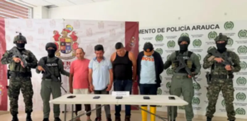 Cuatro presuntos del Eln enviados a prisión por desplazar familia para usar su finca como base