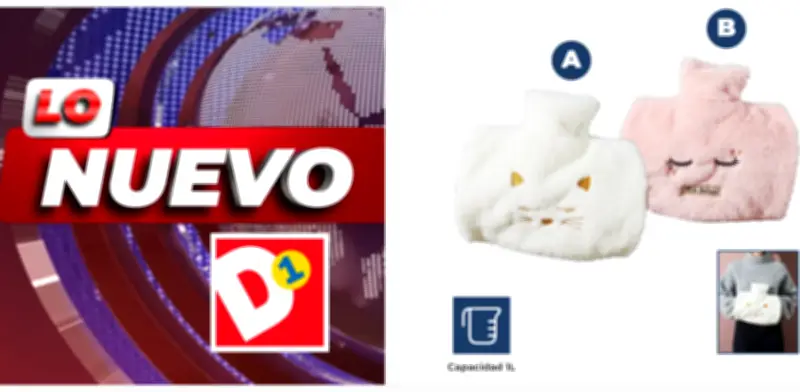 D1 lanza bolsas de agua caliente para aliviar cólicos menstruales y dolores musculares por menos de $20.000