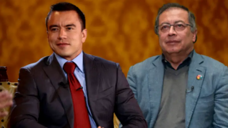 Daniel Noboa niega bombardeos a Colombia y califica declaraciones de Petro como falsas