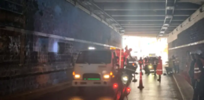 Daños en deprimido de la 72 por obras del Metro de Bogotá generan cierre y congestiones