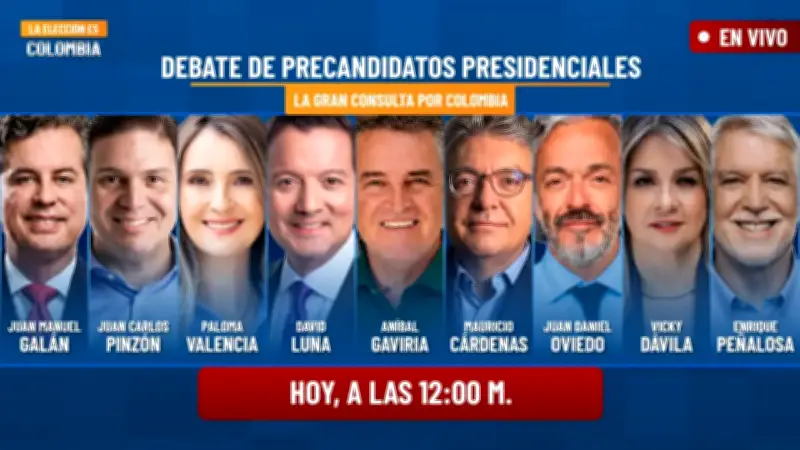 Debate de la Gran Consulta por Colombia: Análisis en Vivo de las Propuestas