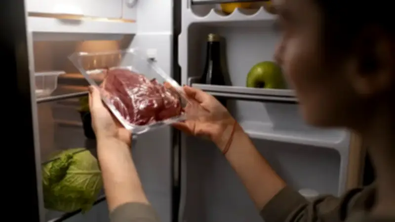 ¿Debe guardarse la carne en la bolsa del mercado? Expertos revelan riesgos y alternativas seguras
